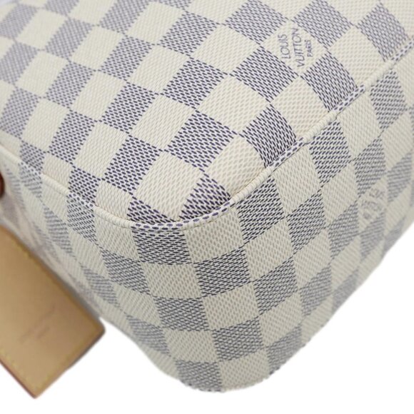 Louis Vuitton Slouchy PM Damier Azur Hobo Bag Rose Ballerine - Picture 8 of 13